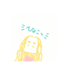 ゆるい 女の子スタンプ（個別スタンプ：5）