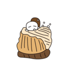 スイーツたちとぐーたらなスタンプ（個別スタンプ：4）