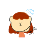 そばにいるきになる女の子（個別スタンプ：14）