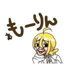 白パーカー君と黒パーカーちゃん Ver.2（個別スタンプ：5）