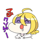 白パーカー君と黒パーカーちゃん Ver.2（個別スタンプ：8）