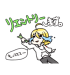 白パーカー君と黒パーカーちゃん Ver.2（個別スタンプ：13）
