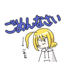 白パーカー君と黒パーカーちゃん Ver.2（個別スタンプ：14）