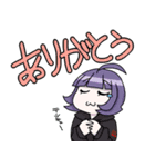 白パーカー君と黒パーカーちゃん Ver.2（個別スタンプ：15）