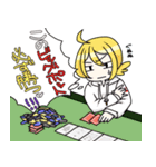 白パーカー君と黒パーカーちゃん Ver.2（個別スタンプ：21）