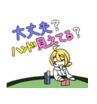 白パーカー君と黒パーカーちゃん Ver.2（個別スタンプ：22）