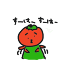 脱力トマト（個別スタンプ：1）