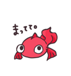 金魚とカメ（個別スタンプ：11）