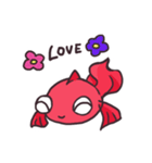 金魚とカメ（個別スタンプ：18）
