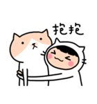 猫になりたい女の子と彼女の猫（個別スタンプ：12）
