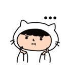 猫になりたい女の子と彼女の猫（個別スタンプ：20）