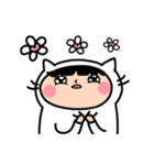 猫になりたい女の子と彼女の猫（個別スタンプ：25）