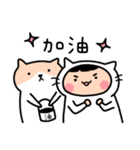 猫になりたい女の子と彼女の猫（個別スタンプ：28）