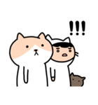 猫になりたい女の子と彼女の猫（個別スタンプ：30）
