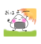 家族で使える日常会話おにぎりくん（個別スタンプ：5）