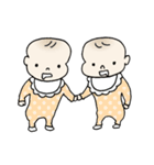 【もっと！】双子の赤ちゃんライフ2（個別スタンプ：36）