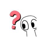 ただの白い人（個別スタンプ：9）