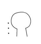 ただの白い人（個別スタンプ：19）