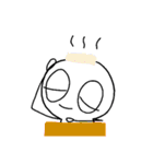 ただの白い人（個別スタンプ：34）
