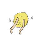 毎日使える！わたぼこりちゃん（脚長ver）（個別スタンプ：2）
