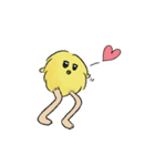 毎日使える！わたぼこりちゃん（脚長ver）（個別スタンプ：11）