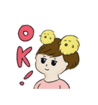 毎日使える！わたぼこりちゃん（脚長ver）（個別スタンプ：31）