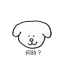 かわいい犬だけど同じ顔（個別スタンプ：16）