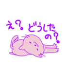 カラフル猫の日常。（個別スタンプ：4）