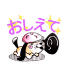 ミミがかわいいワンちゃん、ラフくん（個別スタンプ：2）
