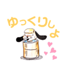 ミミがかわいいワンちゃん、ラフくん（個別スタンプ：13）
