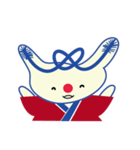 はっぴーぬ（はっぴ犬）（個別スタンプ：1）