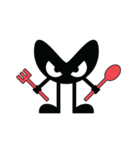 ちび悪魔デビルの表情（個別スタンプ：4）