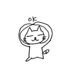 昭和ねこちゃん（個別スタンプ：16）