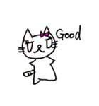 昭和ねこちゃん（個別スタンプ：17）