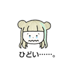 リアクション王りんかちゃん！！（個別スタンプ：3）
