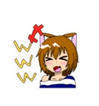 ねこ娘スタンプ（個別スタンプ：2）