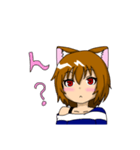 ねこ娘スタンプ（個別スタンプ：3）