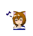 ねこ娘スタンプ（個別スタンプ：5）