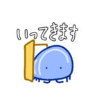 脱力したむし図鑑(青いだんごむし編)（個別スタンプ：21）