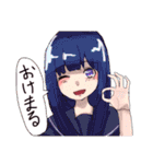 いけ！いけ！女の子。（個別スタンプ：16）