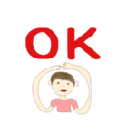 母画伯#1（個別スタンプ：6）