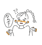 みつあみガールと彼女のねこ（個別スタンプ：6）