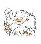 みつあみガールと彼女のねこ（個別スタンプ：19）