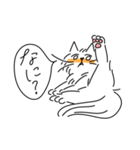 みつあみガールと彼女のねこ（個別スタンプ：26）
