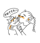 みつあみガールと彼女のねこ（個別スタンプ：29）