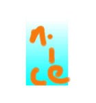 美しいグラデーションを思いっきり汚すの会（個別スタンプ：6）