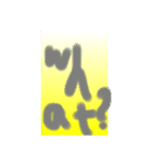 美しいグラデーションを思いっきり汚すの会（個別スタンプ：8）
