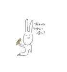 性格曲がった口悪ウサギ（個別スタンプ：9）
