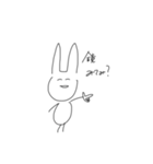 性格曲がった口悪ウサギ（個別スタンプ：15）