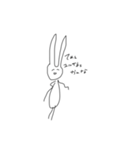 性格曲がった口悪ウサギ（個別スタンプ：16）